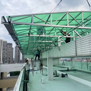 不銹鋼雨棚定做